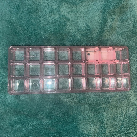 Pink Transparent Acrylic Lipstick Lipgloss Organizer Holder - Picture 1 of 2